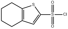Benzo[b]thiophene-2-sulfonyl chloride, 4,5,6,7-tetrahydro- (9CI) Structure