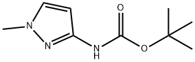 Carbamic acid, (1-methyl-1H-pyrazol-3-yl)-, 1,1-dimethylethyl ester (9CI) Struktur