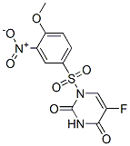 5-fluoro-1-(4-methoxy-3-nitro-phenyl)sulfonyl-pyrimidine-2,4-dione Structure
