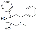 1,3-dimethyl-4,6-diphenyl-piperidine-3,4-diol Structure