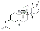 3-羟基-雄甾-5-烯-17-酮-3-醋酸酯 结构式