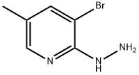 1-(3-bromo-5-methylpyridin-2-yl)hydrazine Structure