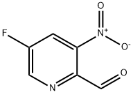 5-fluoro-3-nitropyridine-2-carbaldehyde Struktur