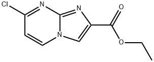 IMidazo[1,2-a]pyriMidine-2-carboxylic acid, 7-chloro-, ethyl ester Struktur