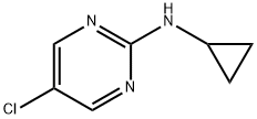 (5-Chloro-pyrimidin-2-yl)-cyclopropyl-amine Struktur