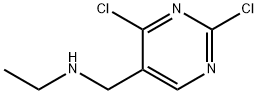 2,4-二氯-N-乙基-5-嘧啶甲胺 结构式