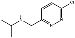 (6-Chloro-pyridazin-3-ylmethyl)-isopropyl-amine Structure
