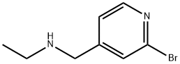 (2-Bromo-pyridin-4-ylmethyl)-ethyl-amine Structure