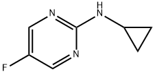 N-环丙基-5-氟-2-嘧啶胺, 1289387-32-1, 结构式