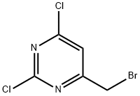 4-Bromomethyl-2,6-dichloro-pyrimidine Structure