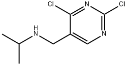 2,4-二氯-N-(1-甲基乙基)-5-嘧啶甲胺 结构式
