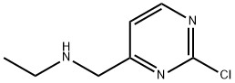 (2-Chloro-pyrimidin-4-ylmethyl)-ethyl-amine Structure