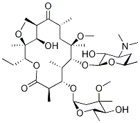 12-O-メチルクラリスロマイシン 化学構造式
