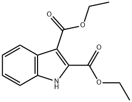 diethyl-4-1H-indole-2，3-dicarboxylate Struktur
