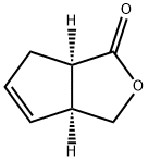 (1R,5S)-3-オキサビシクロ[3.3.0]オクタ-6-エン-2-オン 化学構造式
