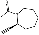 1H-Azepine, 1-acetyl-2-ethynylhexahydro-, (S)- (9CI) Structure
