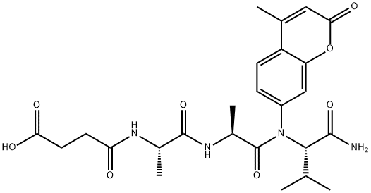 SUC-ALA-ALA-VAL-AMC,128972-90-7,结构式