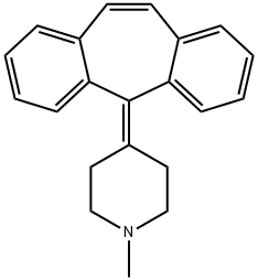 塞庚啶, 129-03-3, 结构式