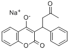 华法林钠,129-06-6,结构式