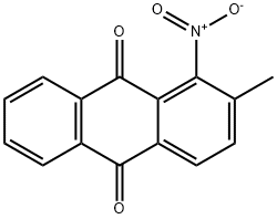 1-ニトロ-2-メチルアントラキノン 化学構造式