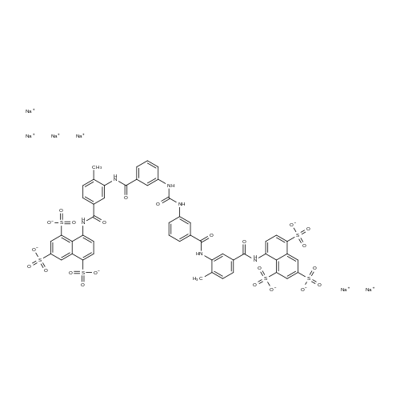 Suramin sodium Structure