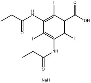 Sodium diprotrizoate Struktur