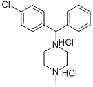 盐酸氯环嗪,129-71-5,结构式