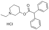 盐酸哌立度酯, 129-77-1, 结构式