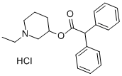 PIPERIDOLATE HYDROCHLORIDE Structure