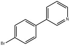 3-(4-ブロモフェニル)ピリジン 化学構造式