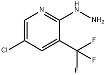 1-[5-CHLORO-3-(TRIFLUOROMETHYL)-2-PYRIDYL]HYDRAZINE Struktur
