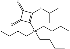 3-Isopropoxy-4-(tributylstannyl)-1,2-cyclobutenedioneLiebeskind Reagent Struktur