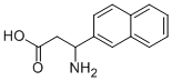 DL-3-氨基-3-(2-萘基)丙酸, 129042-57-5, 结构式