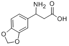 3-氨基-3-苯并[1,3]二氧戊环-5-基丙酸,129042-60-0,结构式