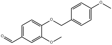 3-METHOXY-4-[(4-METHOXYBENZYL)OXY]BENZENECARBALDEHYDE Struktur