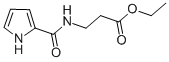 3-(吡咯-2'-基羰基氨基)丙酸乙酯,129053-83-4,结构式