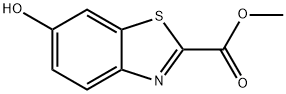 2-Benzothiazolecarboxylicacid,6-hydroxy-,methylester(9CI) Struktur
