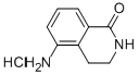 5-AMINO-3,4-DIHYDROISOQUINOLIN-1(2H)-ONE HYDROCHLORIDE Structure