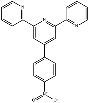 4′-(4-ニトロフェニル)-2,2′:6′,2′′-テルピリジン 化学構造式