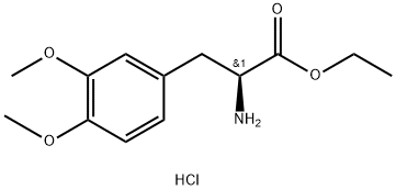 L-Tyrosine, 3-Methoxy-O-Methyl-, ethyl ester, hydrochloride 结构式