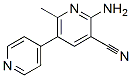 2-amino-3-cyano-6-methyl-5-(4-pyridyl)pyridine Structure