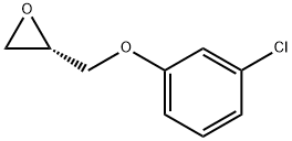 (S)-2-((3-氯苯氧基)甲基)环氧乙烷,129098-53-9,结构式
