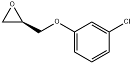 (R)-2-((3-氯苯氧基)甲基)环氧乙烷, 129098-54-0, 结构式