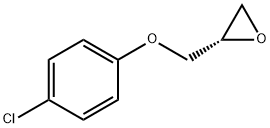 (S)-2-((4-クロロフェノキシ)メチル)オキシラン 化学構造式
