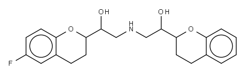 脱氟奈必洛尔,129101-34-4,结构式