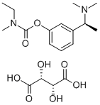 酒石酸リバスチグミン 化学構造式