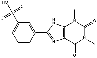 8-(3-sulfophenyl)theophylline Structure