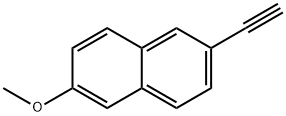 2-乙炔-6-甲氧基萘,129113-00-4,结构式