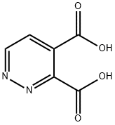 ピリダジン-3,4-二カルボン酸 化学構造式