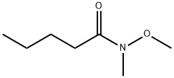 N-甲氧基-N-甲基戊酰胺, 129118-11-2, 结构式